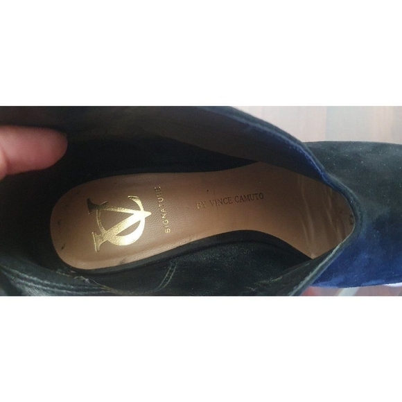 Vince Camuto Signature Yvonne Peep  Fringe  Suede Sze 8 M - Picture 6 of 9